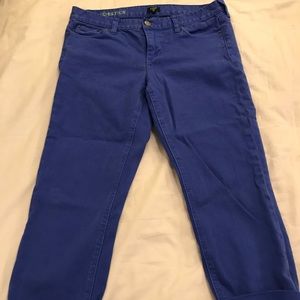 J Crew Matchstick crops